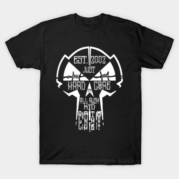 The Matt All Rush Barbed Wire Skull T-Shirt-TOZ